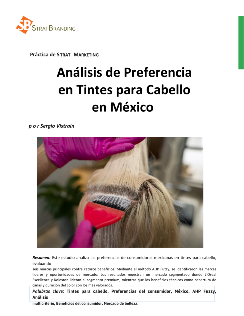 Análisis de Preferencia en Tintes para Cabello en México